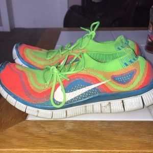 Original rainbow flyknit free 5.0